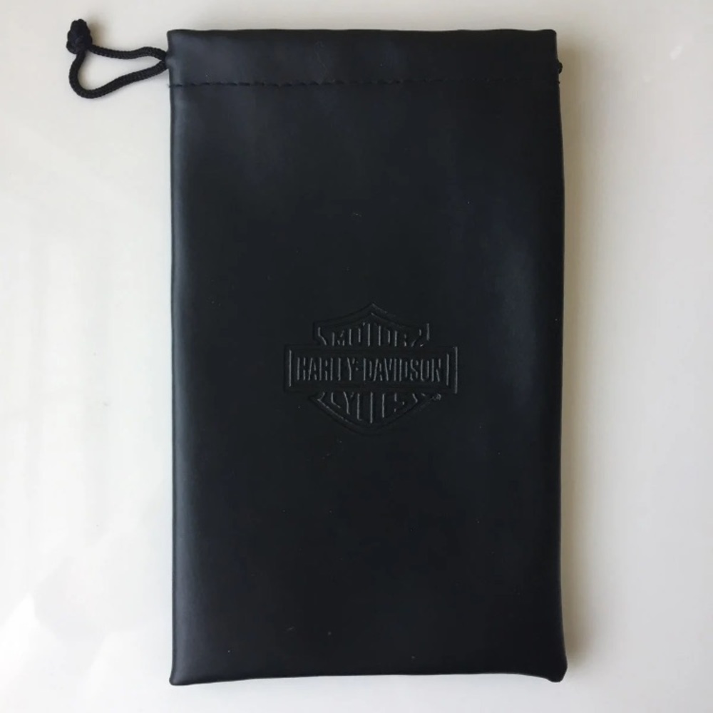 HARLEY DAVIDSON EYEGLASSES FAUX LEATHER POUCH - Picture 1 of 3
